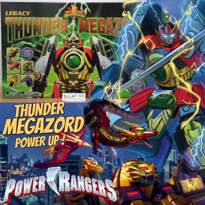 Jual Thunder Megazord Power Rangers 