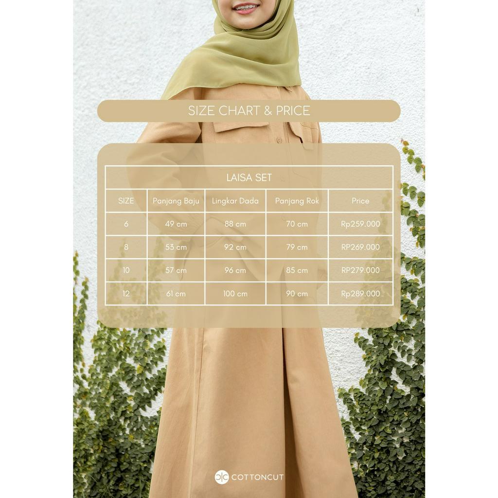 Cottoncut Laisa set Kids Setelan Anak Perempuan