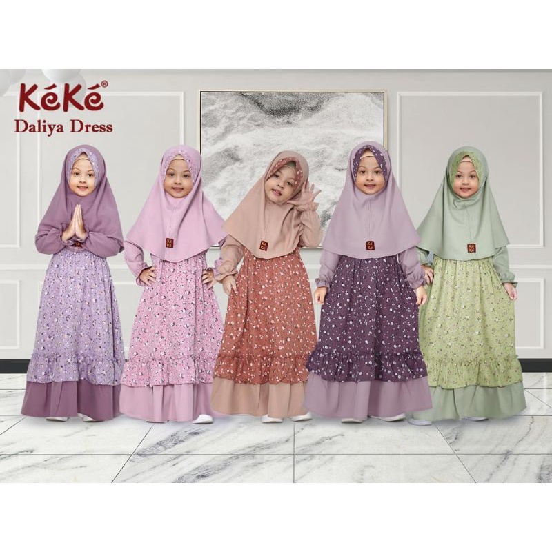 Gamis Anak Keke Daliya Dress.