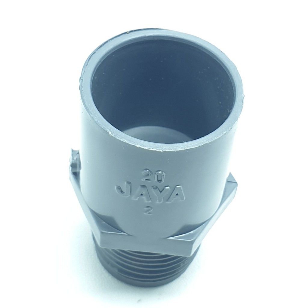 Jaya ORI Valve Socket Pipa Air 3/4&quot; TS PVC / Sock Drat Luar 3/4 Inch / Sok Drat Luar 3/4&quot;