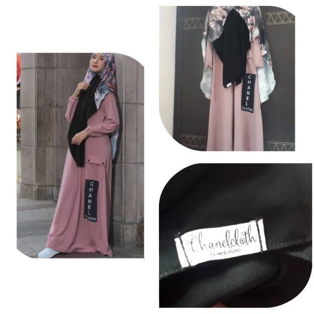 PRELOVED SYARI BRANDED BY CHANEL CLOTH SIZE L