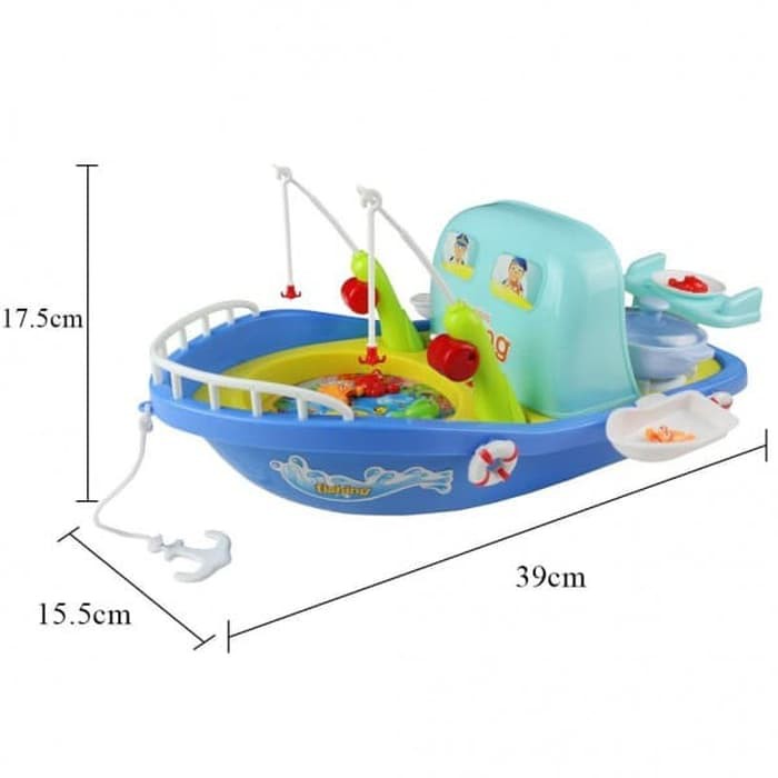 B889-68 Mainan Anak Water Paradise Fishing Game Mainan pancingan Ikan 13D