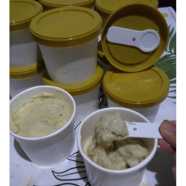 

Daging durian cup 100gr