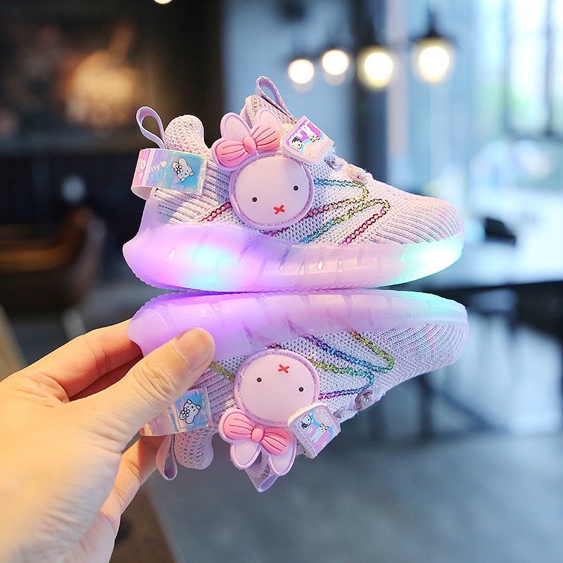 Sepatu Sneaker Anak Perempuan / Sepatu LED Anak Perempuan / Sepatu Anak Perempuan / Sepatu Nyala Anak Perempuan / Sepatu Kedap Kedip Anak Perempuan/ Sepatu Nyala Anak / Sepatu Sneaker Anak / Children Shoes / Girl Shoes / Kids Shoes