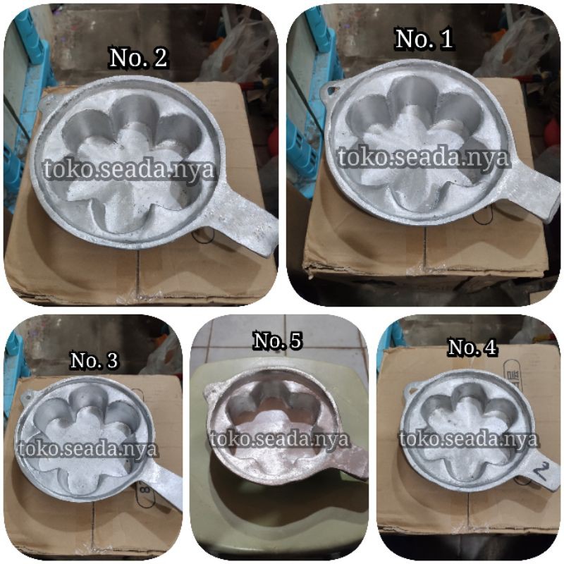 LOYANG BINGKA BESI TEBAL Cetakan bingka besi tebal tuangan bingka besi tebal cetakan kue bingka