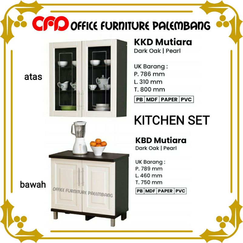 kitchen set olympic KKD KBD MUTIARA lemari dapur rak dapur lemari gantung