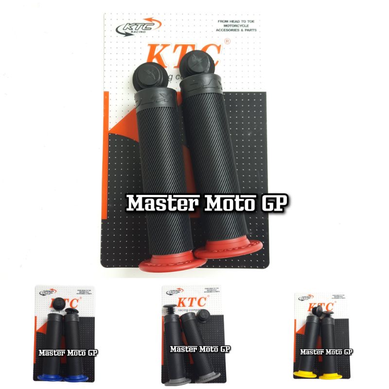 Grip KTC racing Grip karet bulu KTC original handle Grip KTC - HG - 506 Handgrip bulu ktc racing Original pcx nmax adv aerox vario150 vario160 XMAX Lexi beat fino scoopy