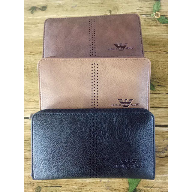 OB6017 Dompet panjang pria dompet kulit