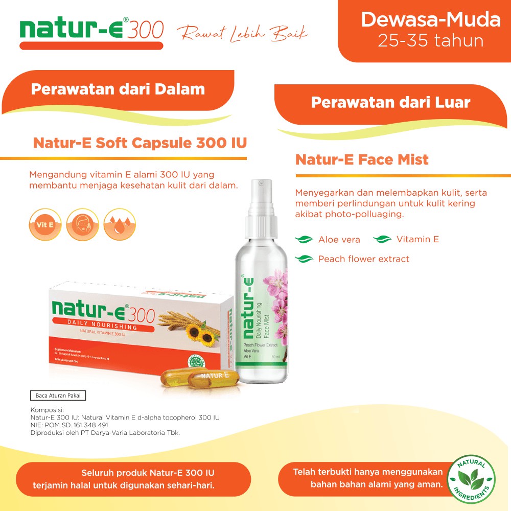 Natur-E Daily Nourishing Face Mist 95ml/Face Mist