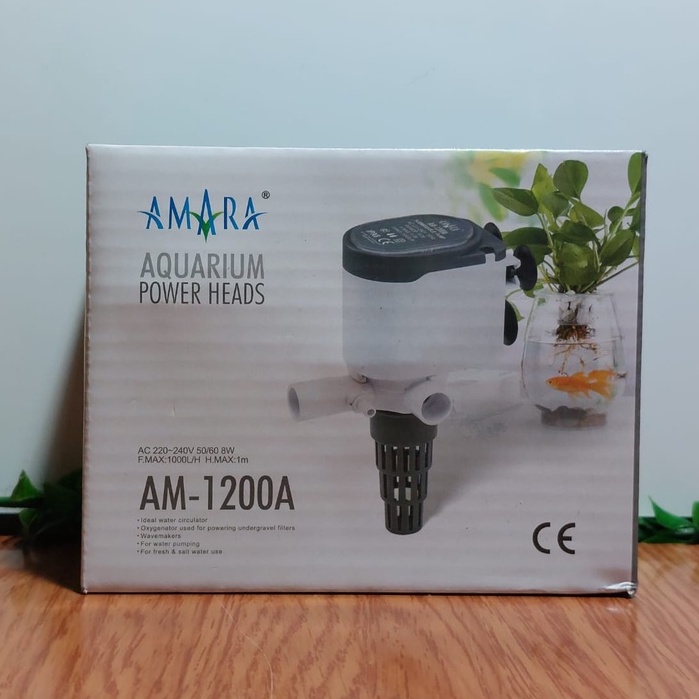POMPA AQUARIUM AMARA AM 1200 A POMPA AIR CELUP  AMARA 1200