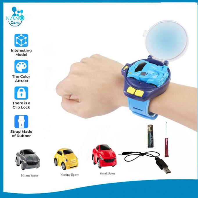 Mobil Remote control jam tangan mini Mainan Anak