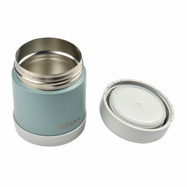 BEABA THERMO-PORTION STAINLESS STEEL VACUUM INSULATED FOOD JAR 300ML