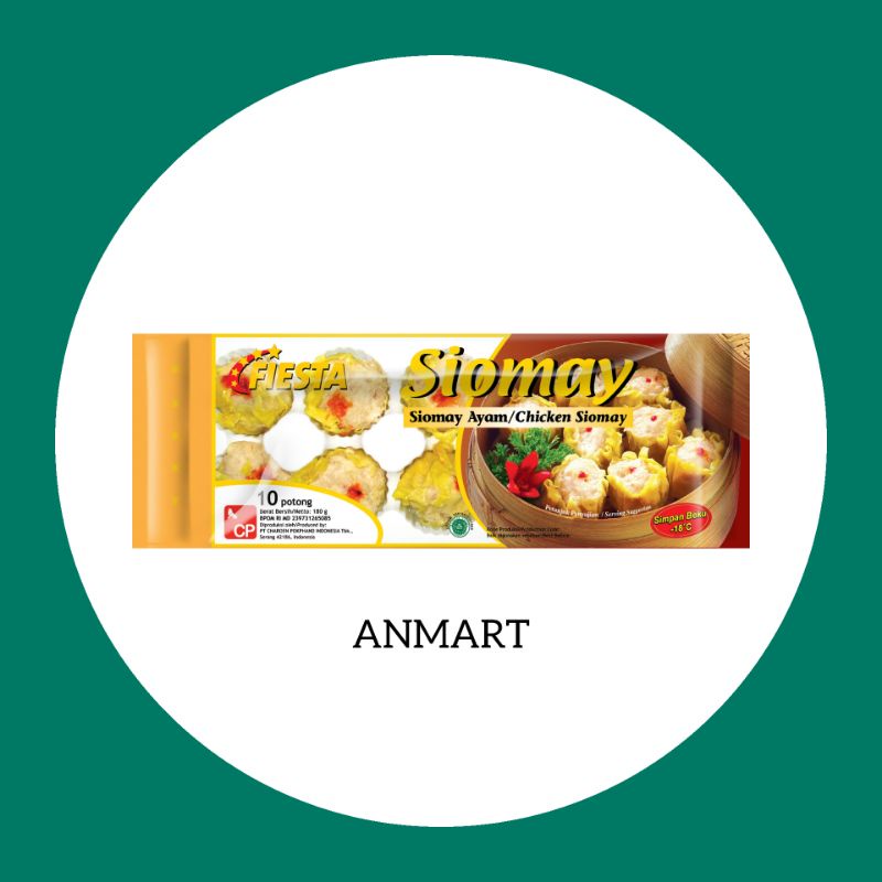 

ANMART | 10pc / 180gr Siomay Ayam Fiesta | Frozen Food | Sayur Online