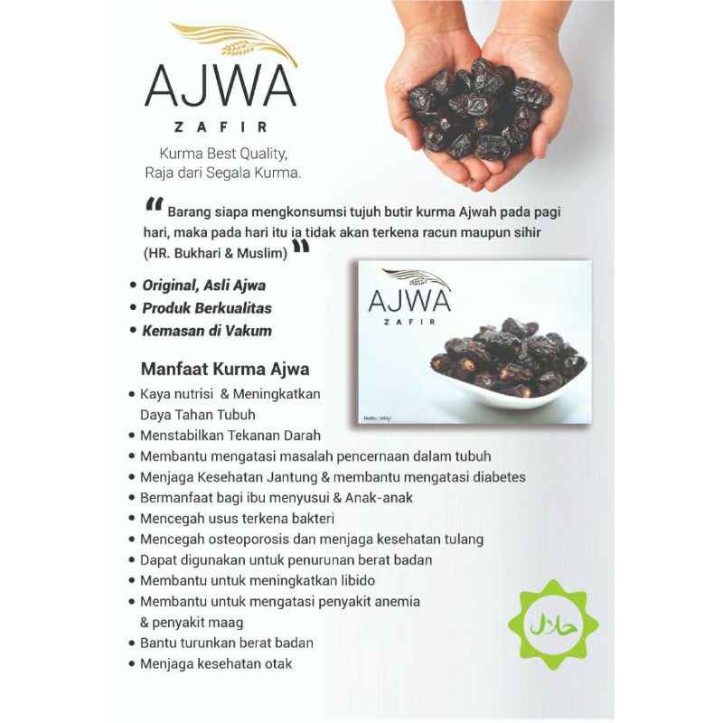 

ZAFIR - Kurma Ajwa Best Quality