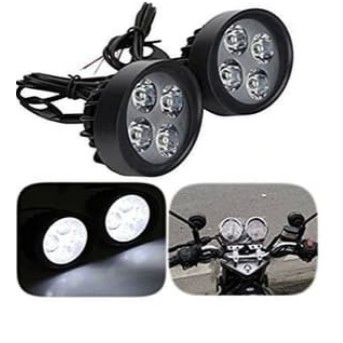 Lampu Tembak U3 LED CREE 4 Titik Sisi Sorot Bracket Spion ( BULAT )  off 20%
