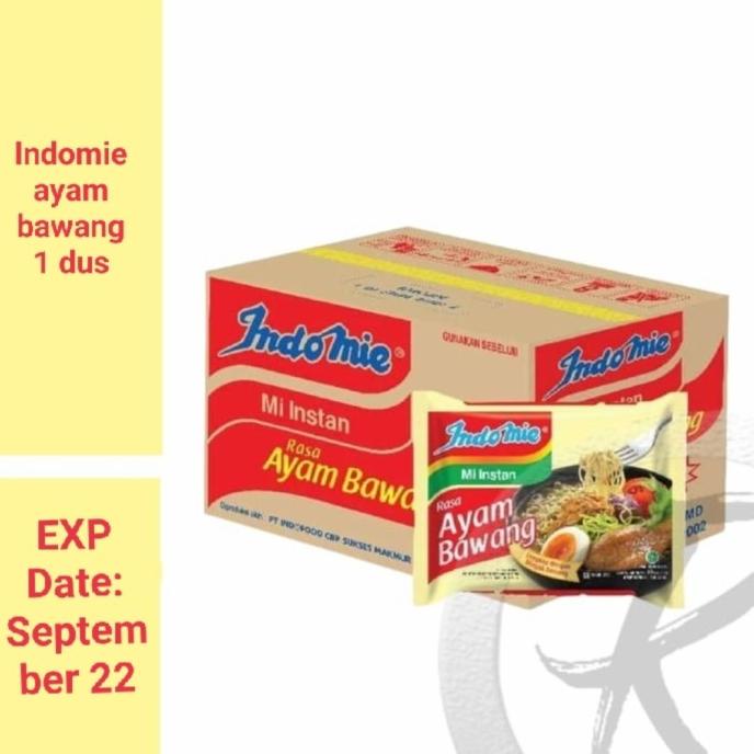 

Indomie Ayam Bawang 1 Dus 40 Pcs New