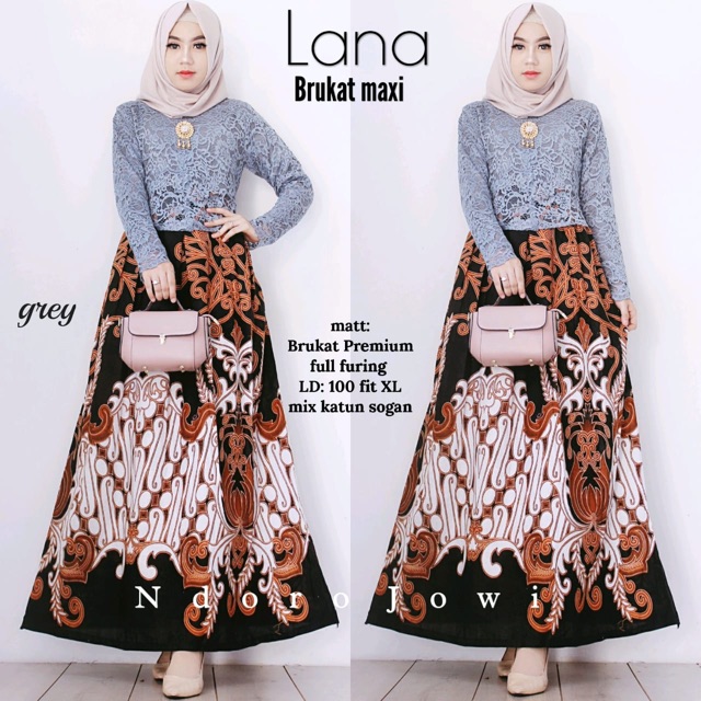 Kebaya Brukat Maxi Lana by Ndoro Jowi