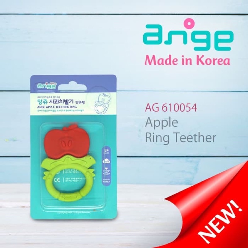 Ange Fruit Monkey Banana Toothbrush Ring Gigitan teether MADE IN KOREA / ANGE GIGITAN BAYI / TEEHTHER ANGE