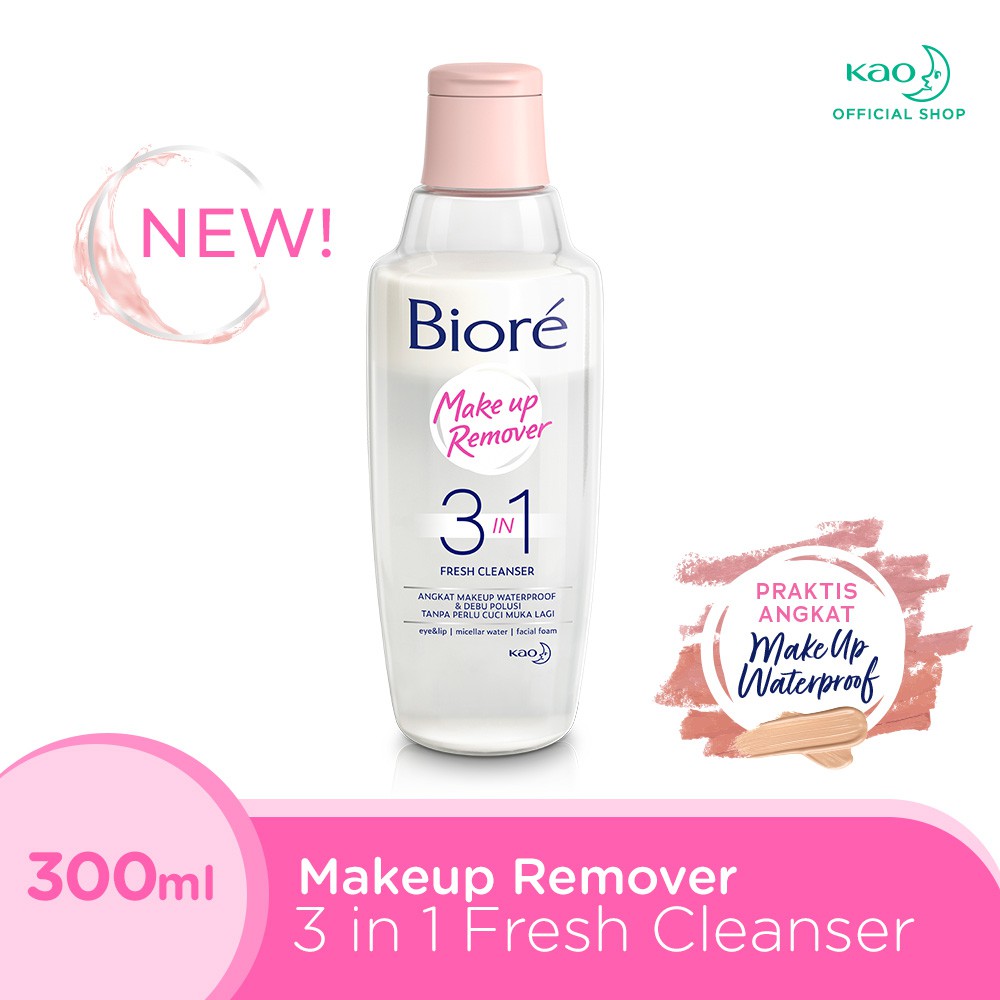 biore 3 in 1 fresh cleanser