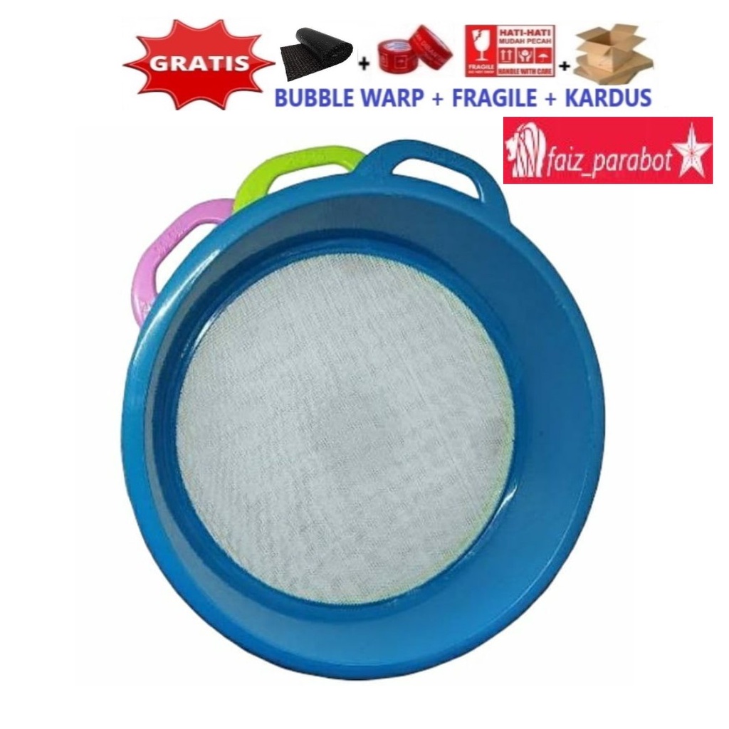 24 CM SARINGAN SANTAN KELAPA/ AYAKAN TEPUNG PLASTIK UKURAN 22 CM T6
