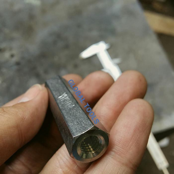 Long Nut m8 stainless 304 mur panjang baut 8mm not tekiro lakoni rh
