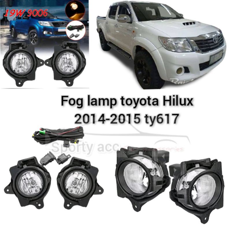 Fog lamp toyota hilux TY 617 tahun 2014-2015