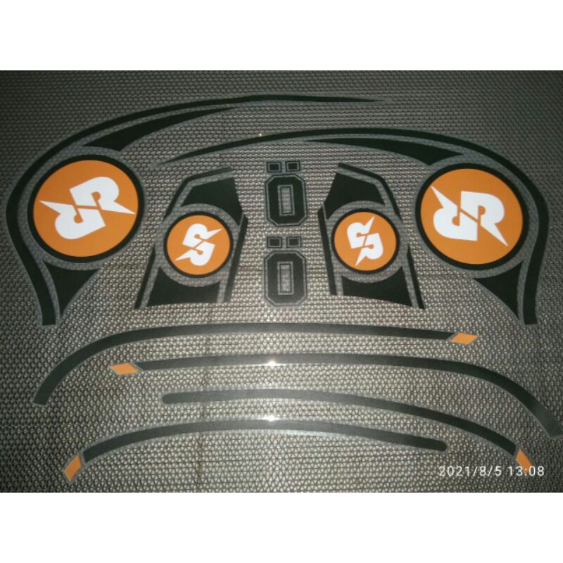 STRIPING STICKER TRANSPARAN SCOOPY NEW 2021 COSTUM