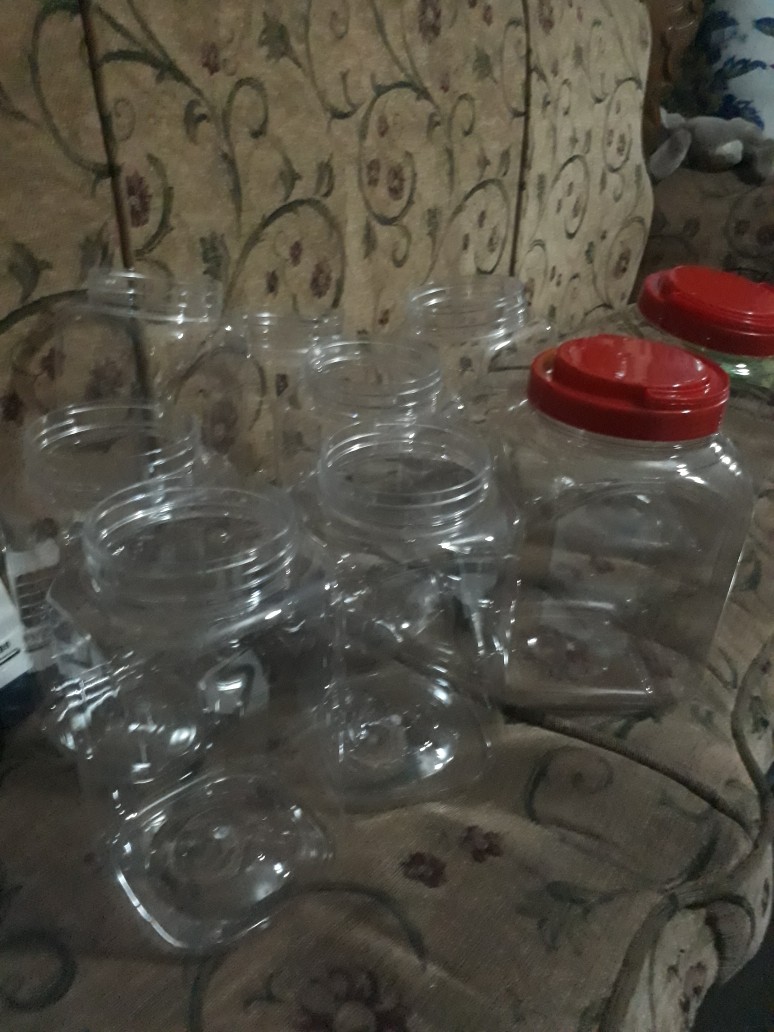Termurah Toples Kotak Tinggi 2 Liter / Toples Cupang Khusus Gojek/grab