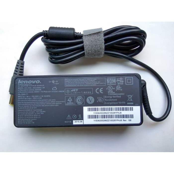 Original Adaptor / charger Laptop IBM Lenovo 20v-4.5A Jarum adaptor