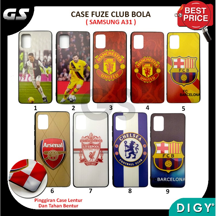 Promo Murah Case Club Bola SAMSUNG A12  M01  A21  A31  A51  A71  M21 M31  A20S Casing Hardcase bahan fuze