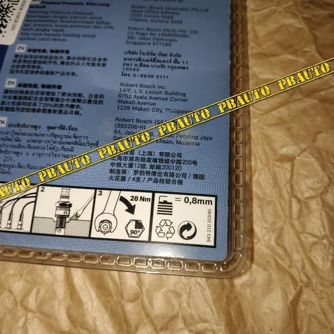 BUSI BOSCH FR7DP PLATINUM W124 W202 W210 MADE IN GERMANY MERCEDES BENZ DISKON