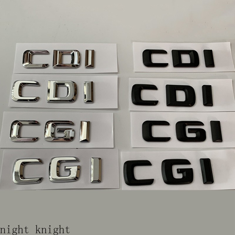 Stiker Emblem Tulisan Cgi Cdi Bahan Plastik Abs Untuk Mobil Mercedes Benz W211 Sls W203 W204 W210 Glk W124 W168