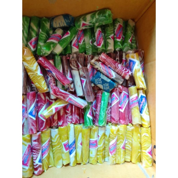 

cemilan dodol garut warna warni / oleh-oleh dodol asli / dodol garut warna