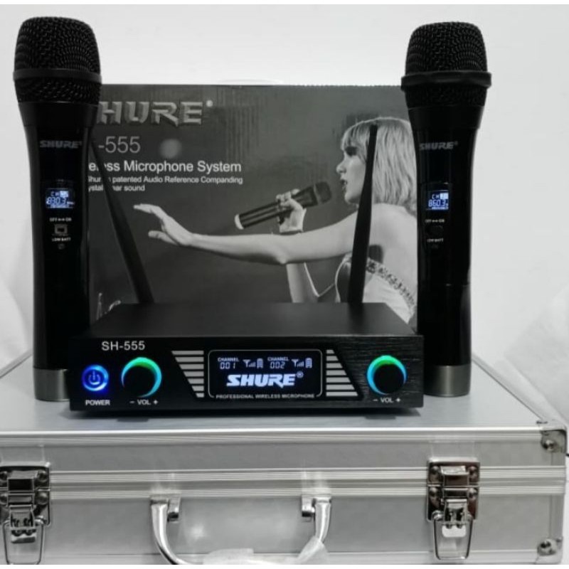 MIC WIRELESS SHURE SH-555