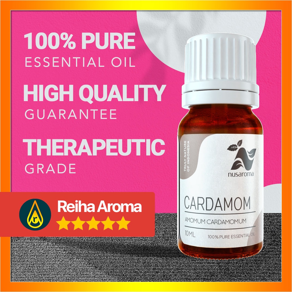10ml Cardamom essential oil (Minyak Kapulaga)