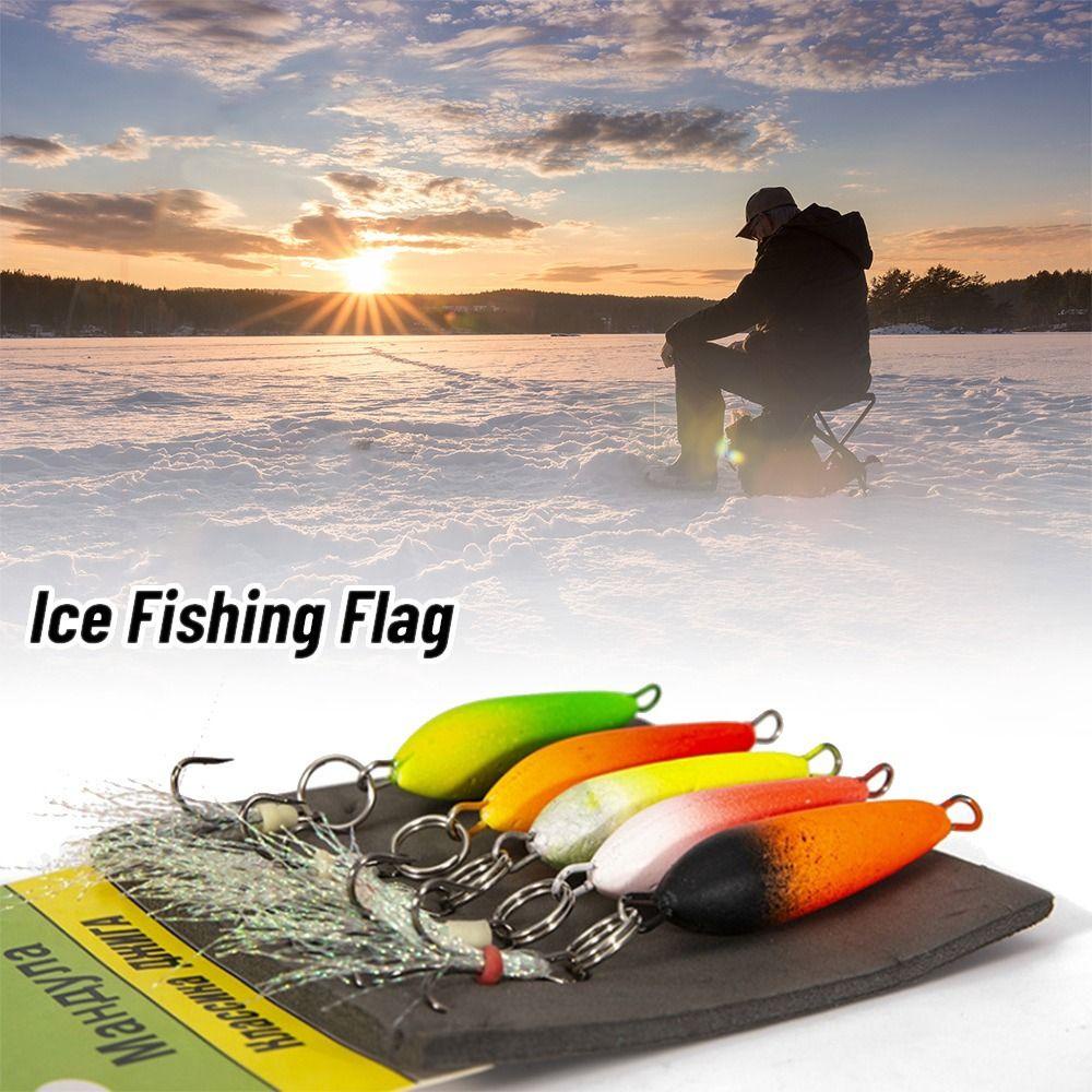 Top 5pcs EPS Busa Es Umpan Pancing 3g Artificial Jigging Walleye Kait Bulu