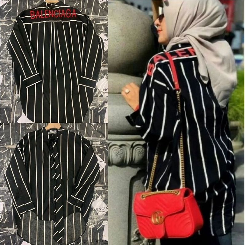 kemeja balenciaga premium
