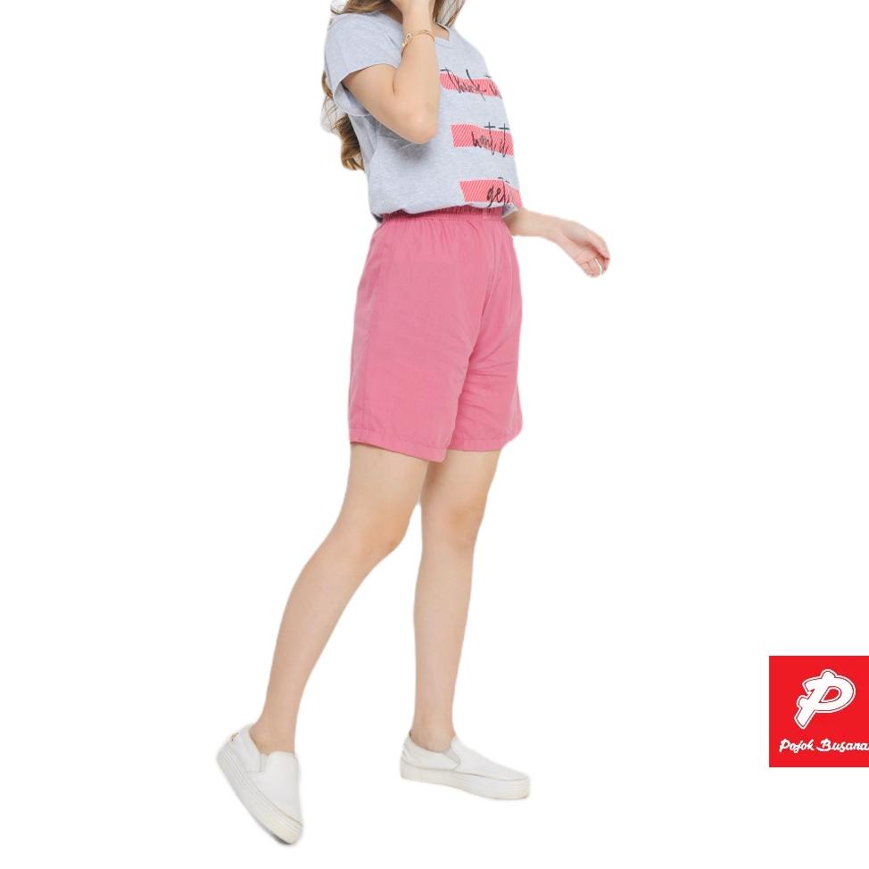 Pojok Busana Celana Pendek Rayon Santai Wanita