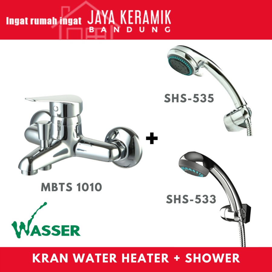 PAKET MURAH KRAN MIXER PANAS DINGIN + HAND SHOWER + SELANG WASSER