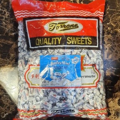 

Torrone permen BARLEY MINT candy ( isi 400 pcs )