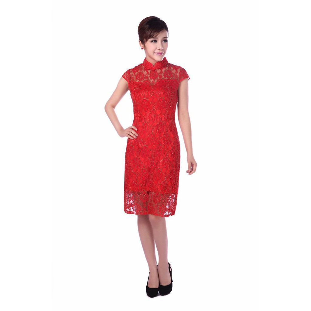 Lacey Cheongsam Dress | Baju - JCS9801