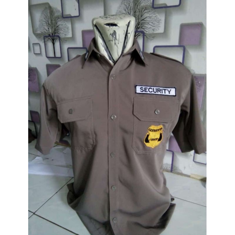 Seragam Pdl Satpam Bahan Twist tissu Berkualitas/setelan pdl satpam tebal/setelan satpam/baju pdl/baju pdh satpam