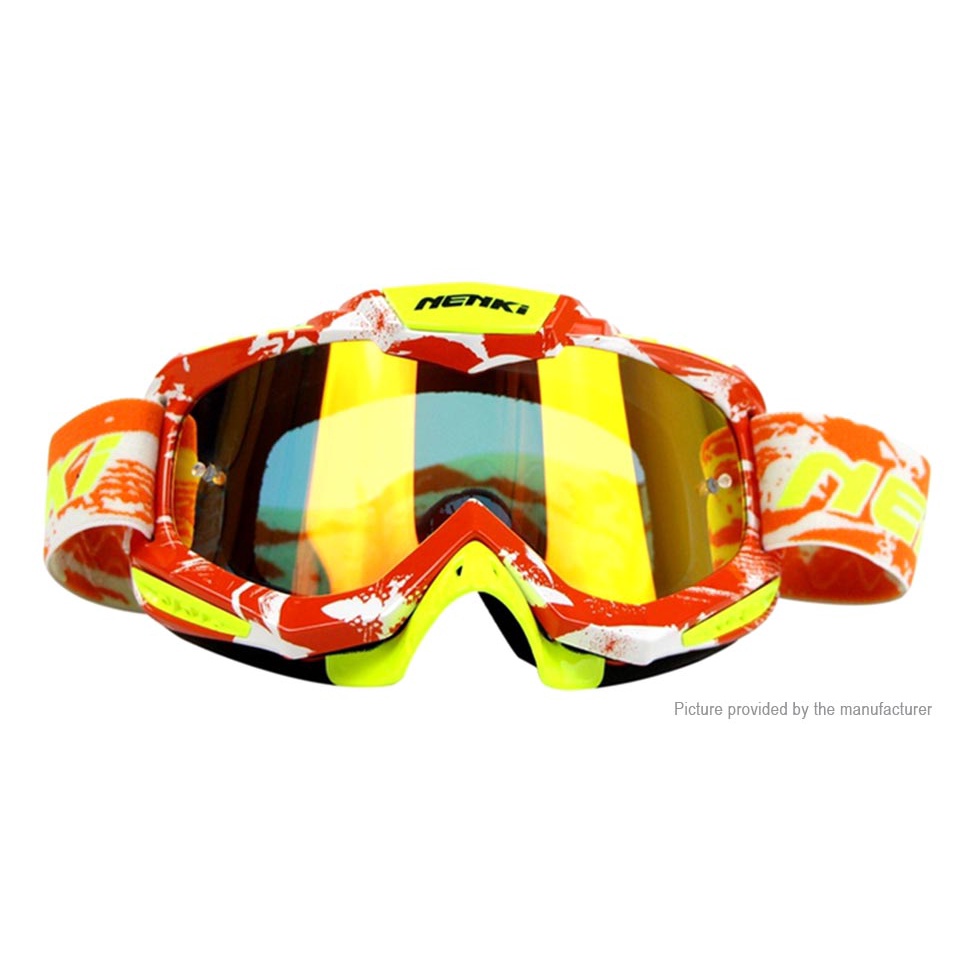 Motocross Goggles Kacamata Motor Google Merah Nenki