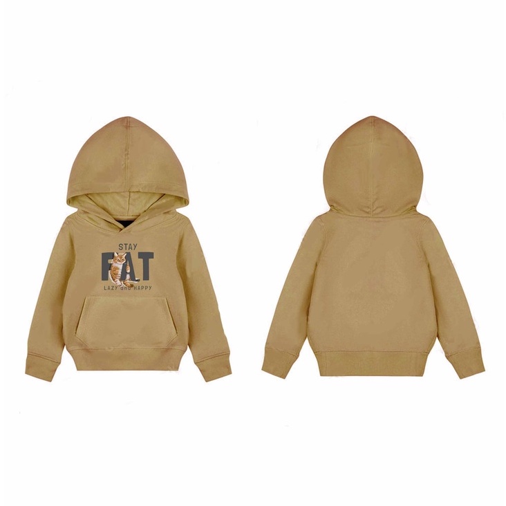 Hoodie Anak Stay Fat Hoodie Pakaian Fleece M - XL