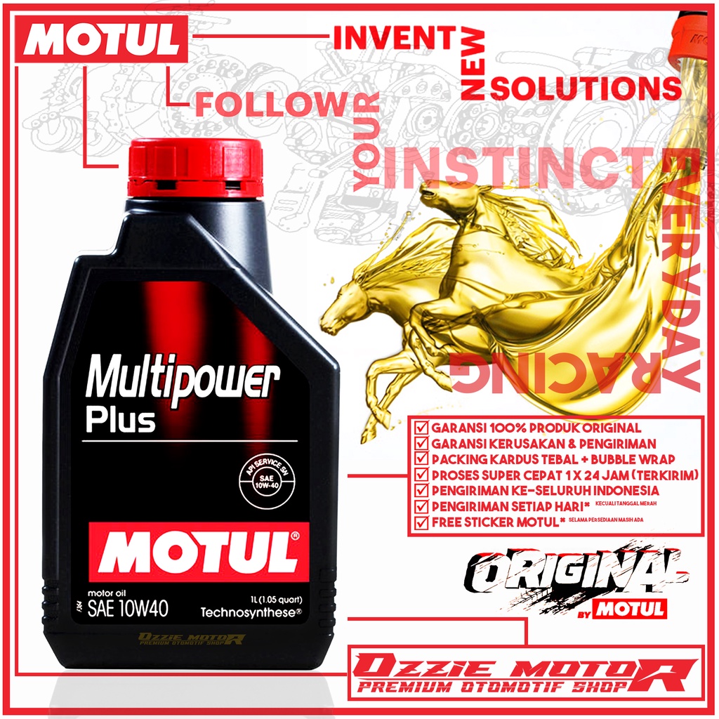 MOTUL MULTIPOWER PLUS 10W40 SN 1L