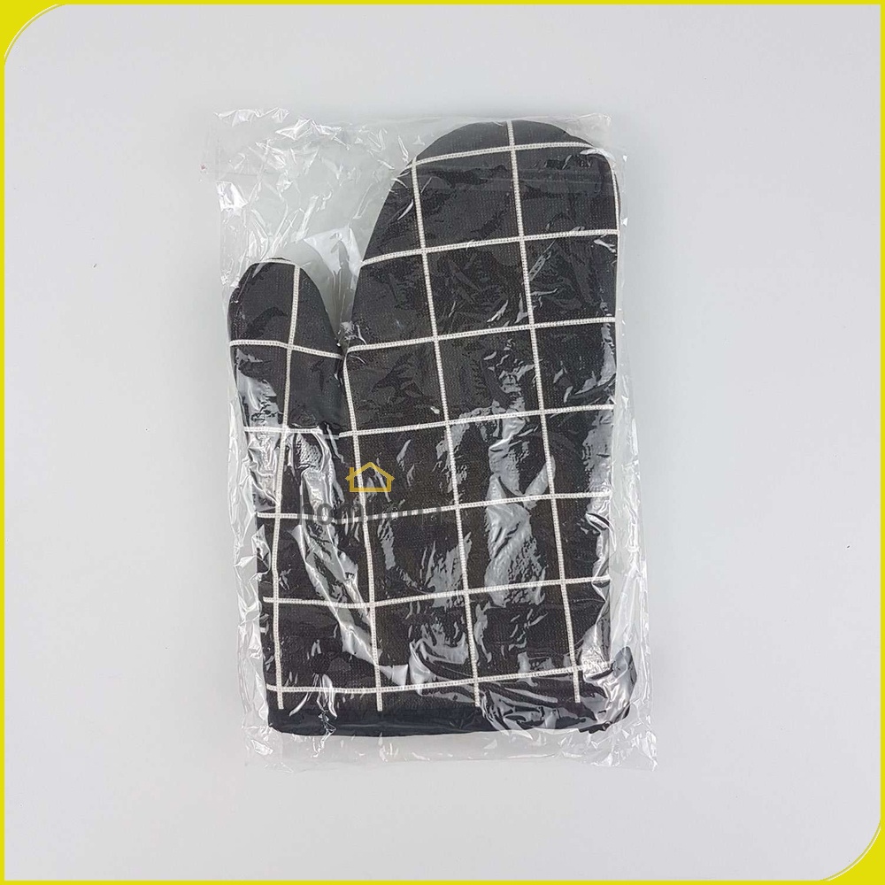 Sarung Tangan Oven Masak Heat Resistant Gloves 1 PCS - Aihogard JJ4113-01 - Black
