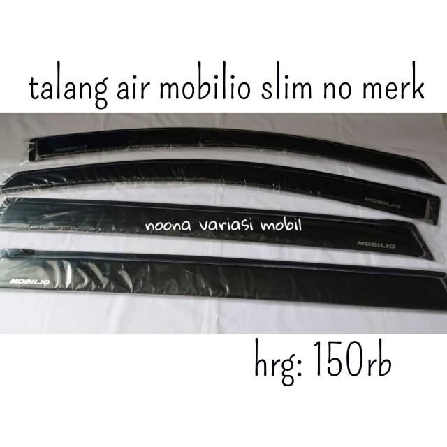 talang air mobilio slim talang air mobil door visor mobilio