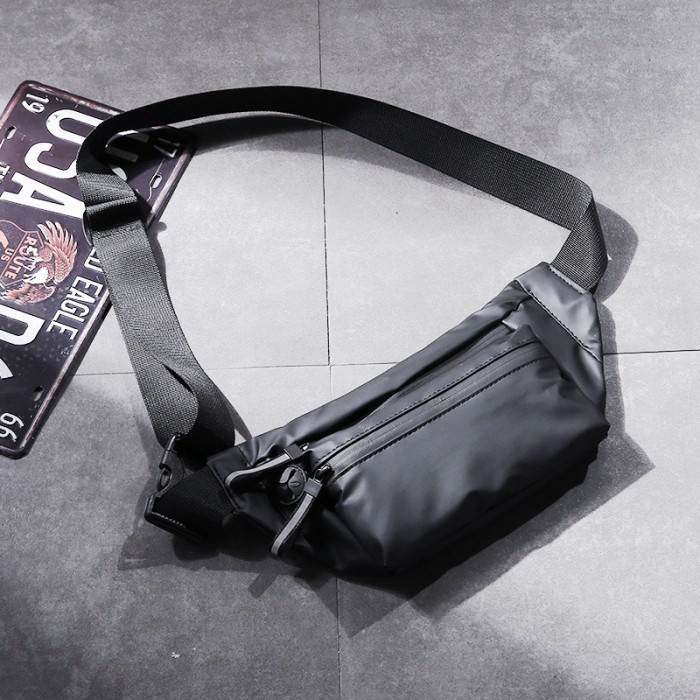 waistbag cowok Tas selempang pria import Tas selempang pria kecil Tas selempang pria kulit Tas selem
