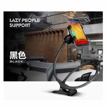 Lazypod Hp Meja Leher Panjang Fleksibel Universal Jepitan Handphone Stand Multifungsi / Penjepit Jepit Jepitan Dudukan HP Handphone Smartphone Monopod Meja / Holder Stand Penyangga Hp Bahan Plastik Berkualitas Kuat / Lazy Pod Phone Holder Handphone Murah