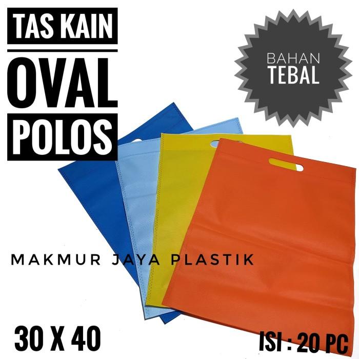 [ Tas Oval 30 X 40] Tas Kain Spunbond Oval Isi 20 Pc